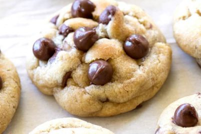 Chocolate Chip Cookies - a tried and true recipe with a secret ingredient to keep them soft! the-girl-who-ate-everything.com